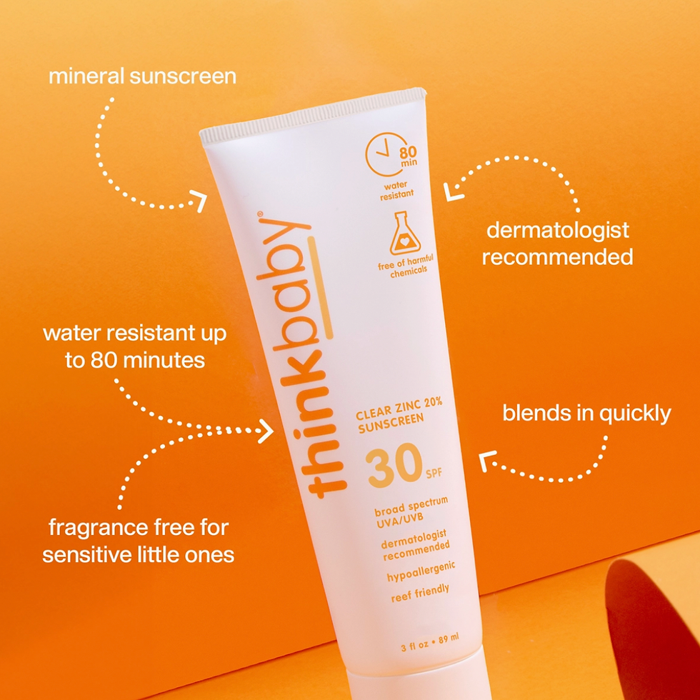 Thumbnail: Baby Spf 30 Clear Zinc Sunscreen | Think