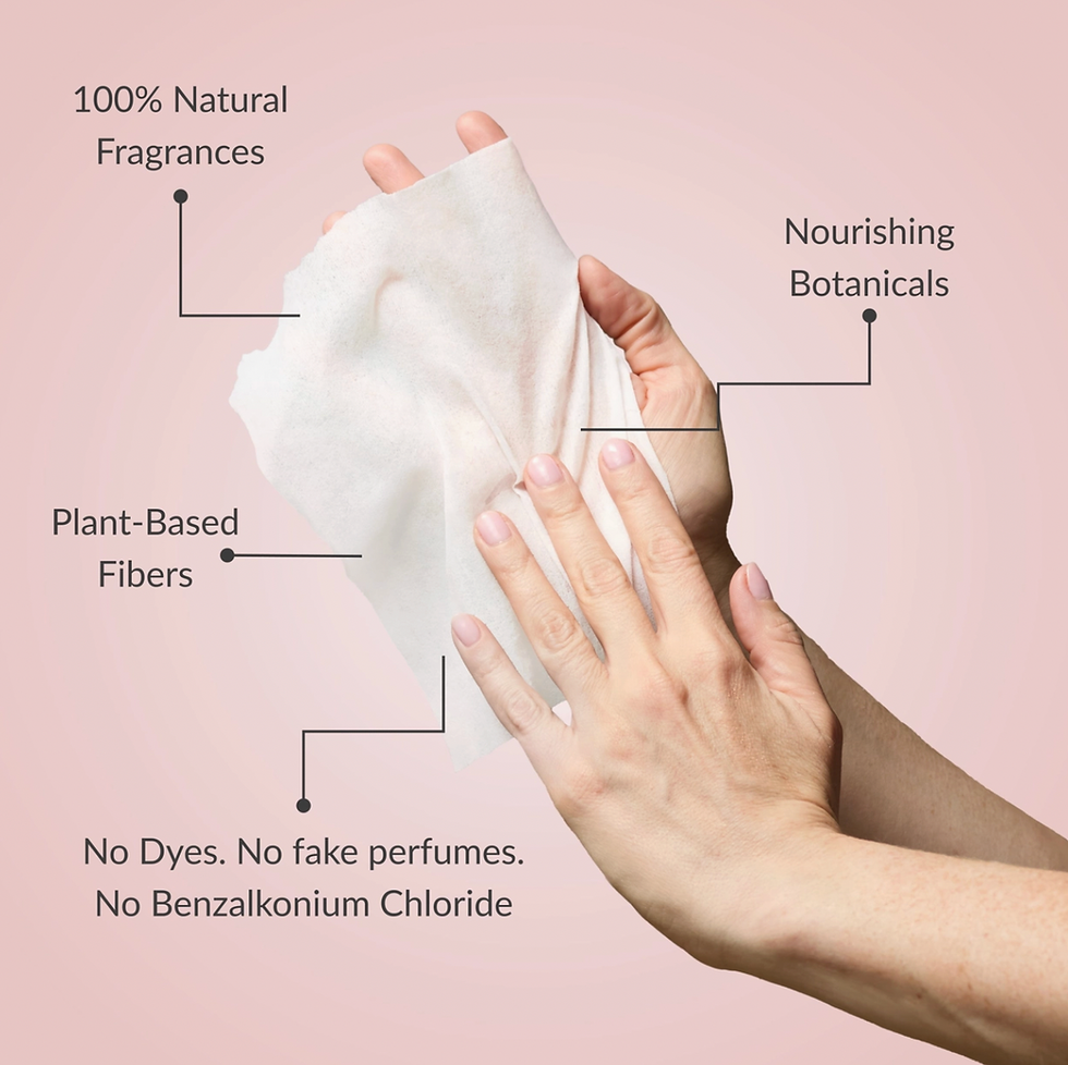 Thumbnail: Lavender Nourishing Hand Sanitizing Travel Wipes |Noshinku