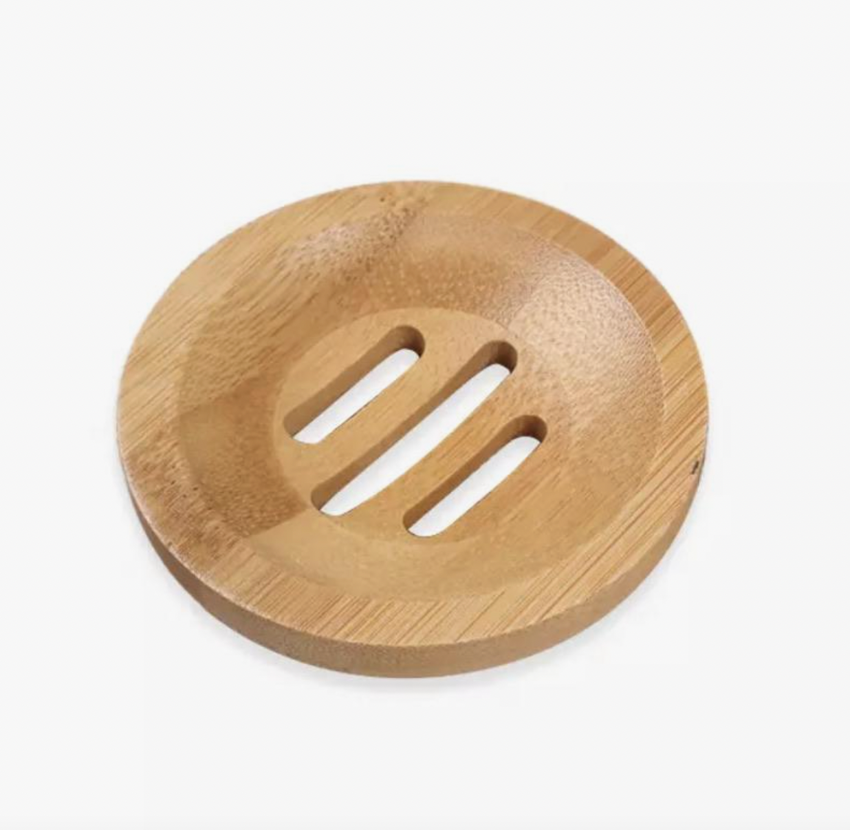 Circle Wood Soap Dish