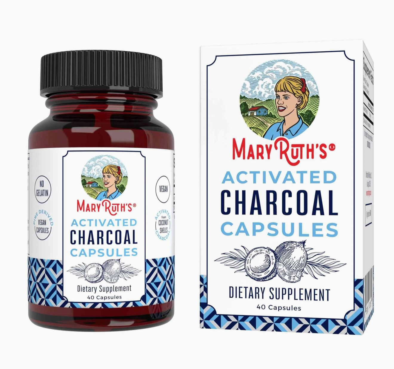 Activated Charcoal Capsules | Mary Ruth's