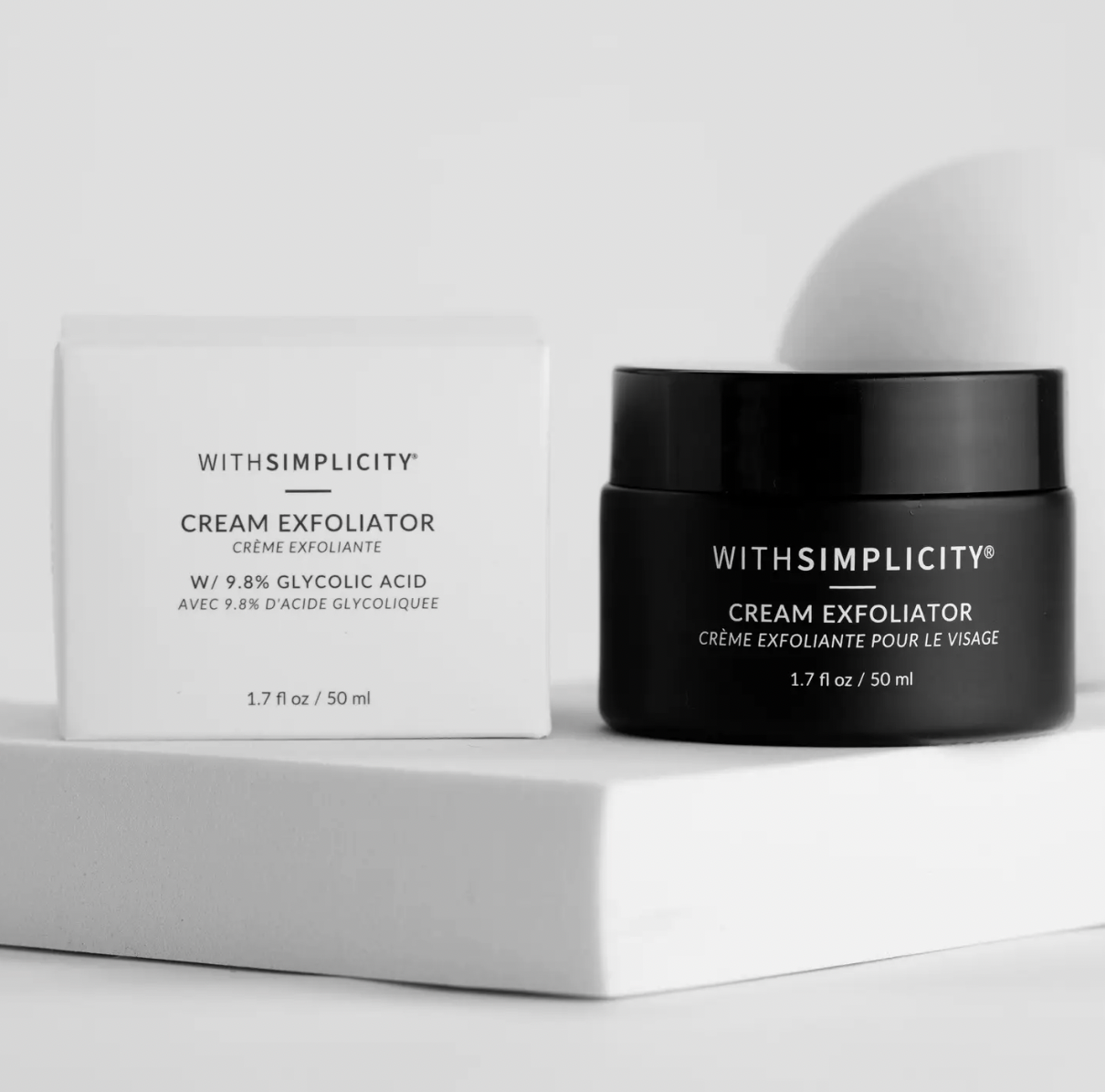 Natural Exfoliator with Glycolic Acid | withSimplicity