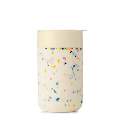 Ceramic Reusable Mug | Cream Speckled