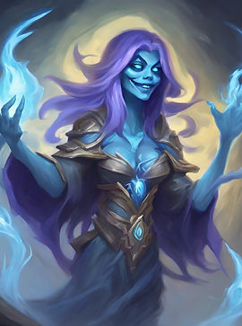ghostly hearthstone art style banshee spirit.jpg