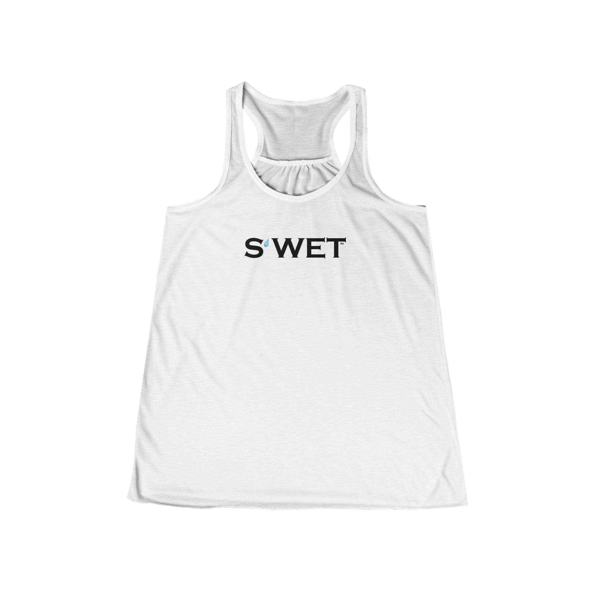 S'WET Women's Flowy Racerback Tank - Perfect for Fitness & Summer Vibes