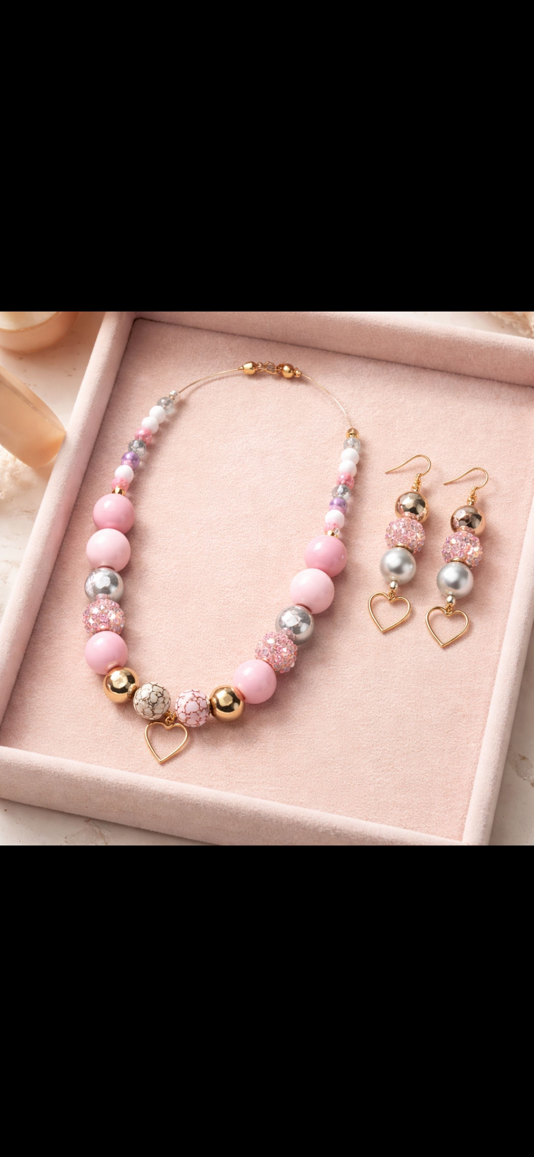 Necklace and earring combo