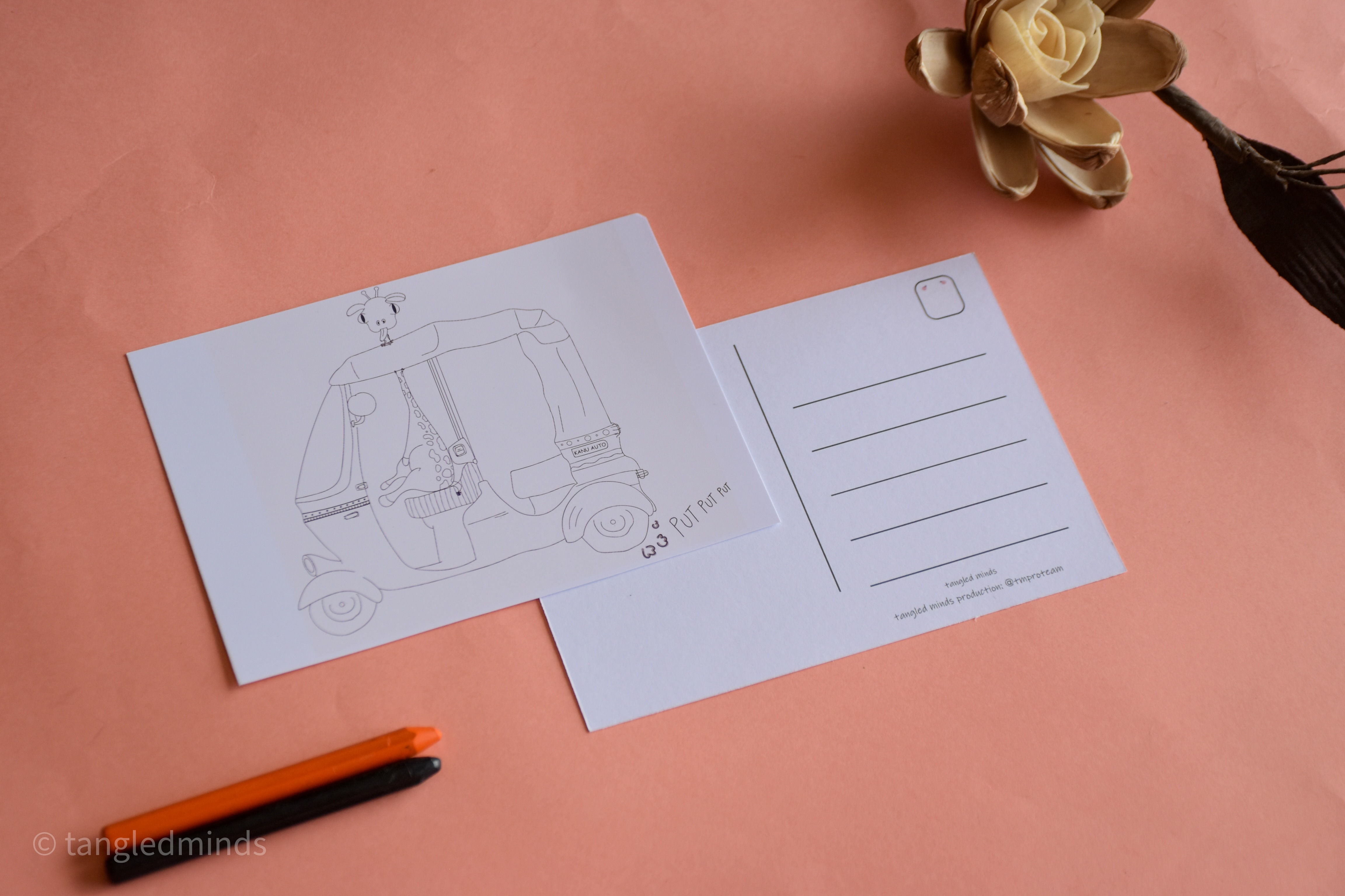 PUT PUT PUT postcard