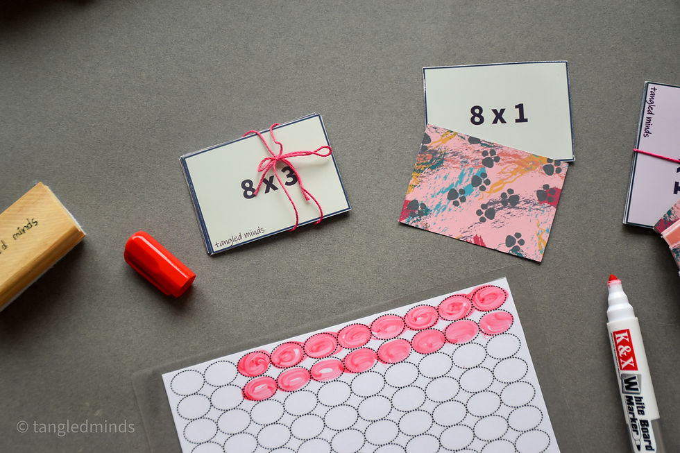 섬네일: TABLES (1 to 20) busy bag