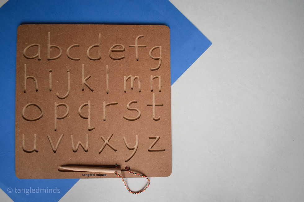 섬네일: ABC LOWER CASE tracing board