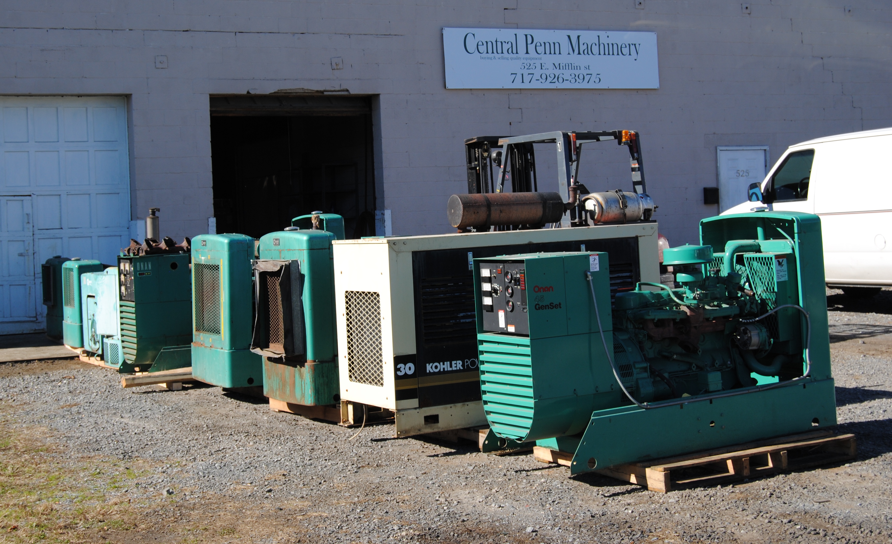 New load of Onan generators just in!!! Central Penn Machinery Equipment, Lebanon, PA