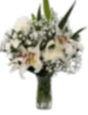 Custom Sympathy Arrangement - White Flowers 🤍