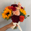 Thumbnail: orange red yellow fall flower handheld gift bouquet prom dance wedding