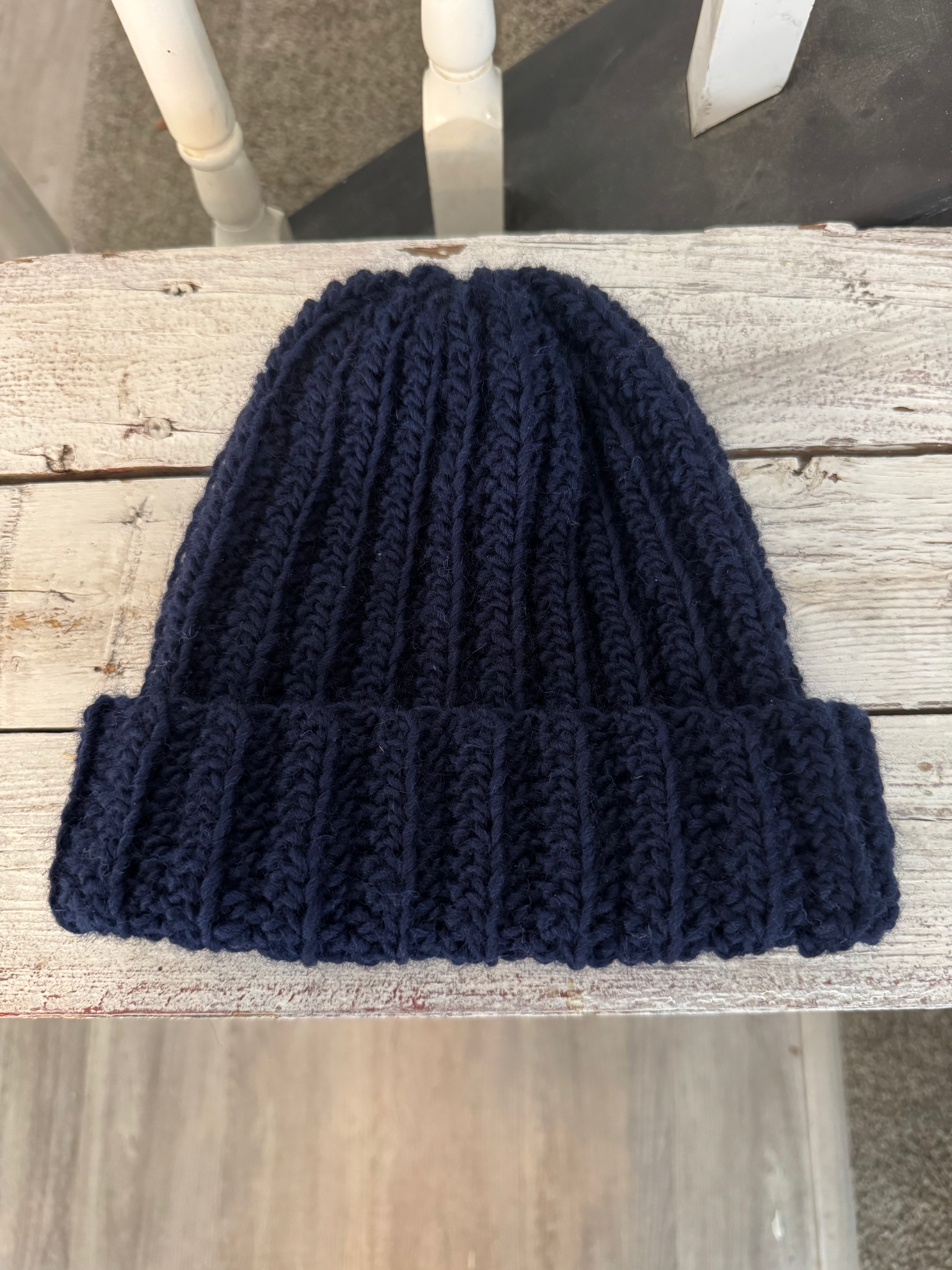 Cozy Crochet Wool-Blend Beanie Hat 💙