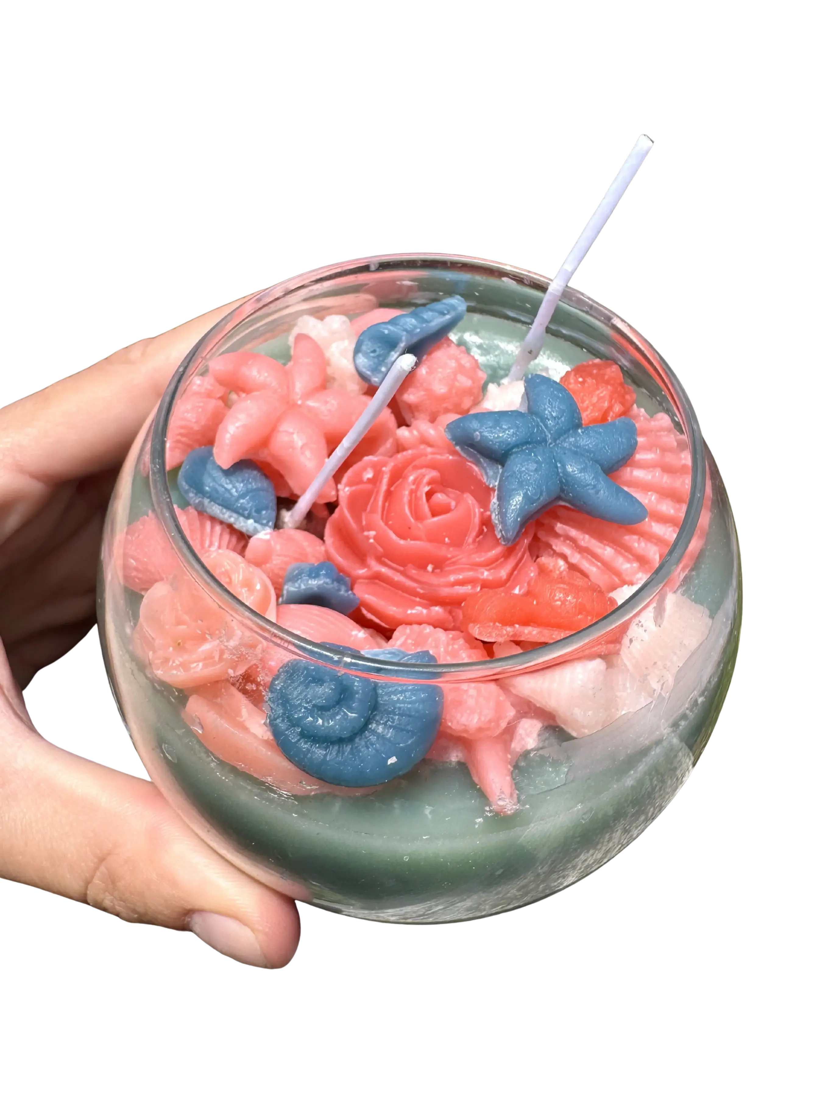 Beach Day ~ Natural Oil Local Gift Candle 🐚🩵