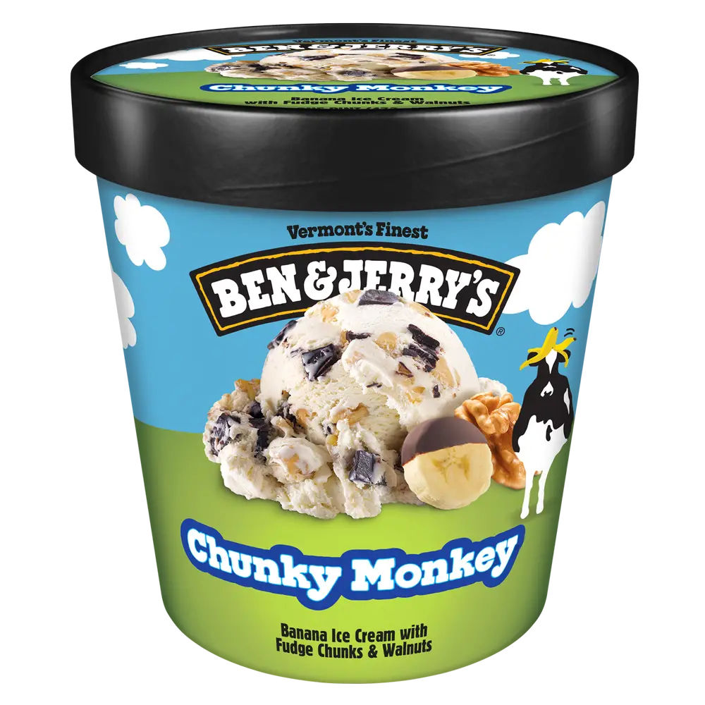 Ben & Jerry's Chunky Monkey Ice Cream Pint