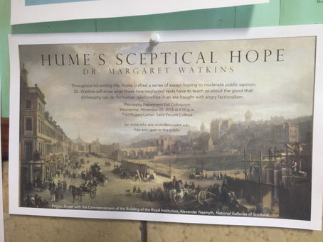 Dr. Watkins brings works of Hume to the Rogers Center