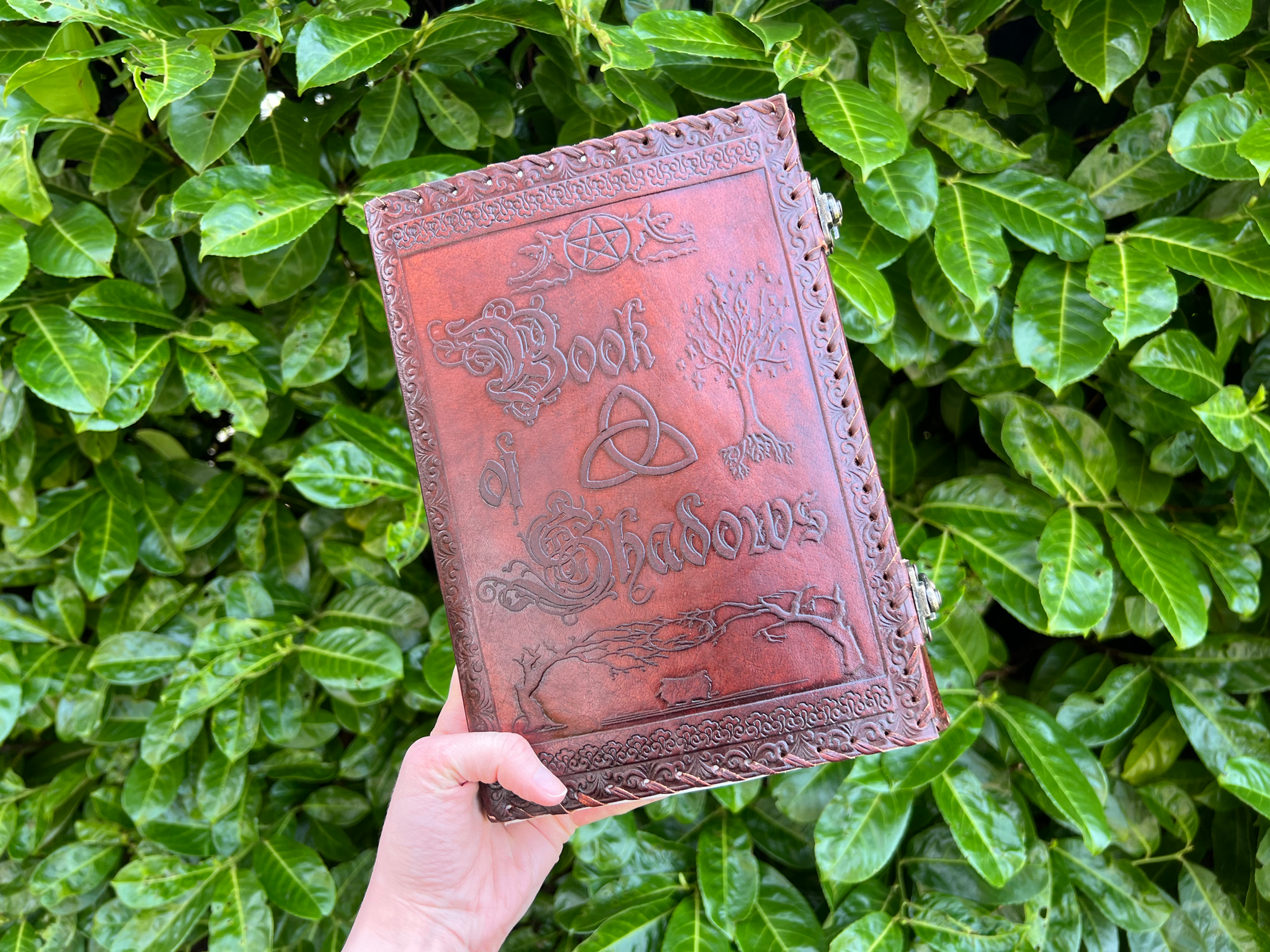 Large Leather Book of Shadows