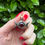 Thumbnail: Garnet Triple Moon Silver Pendant