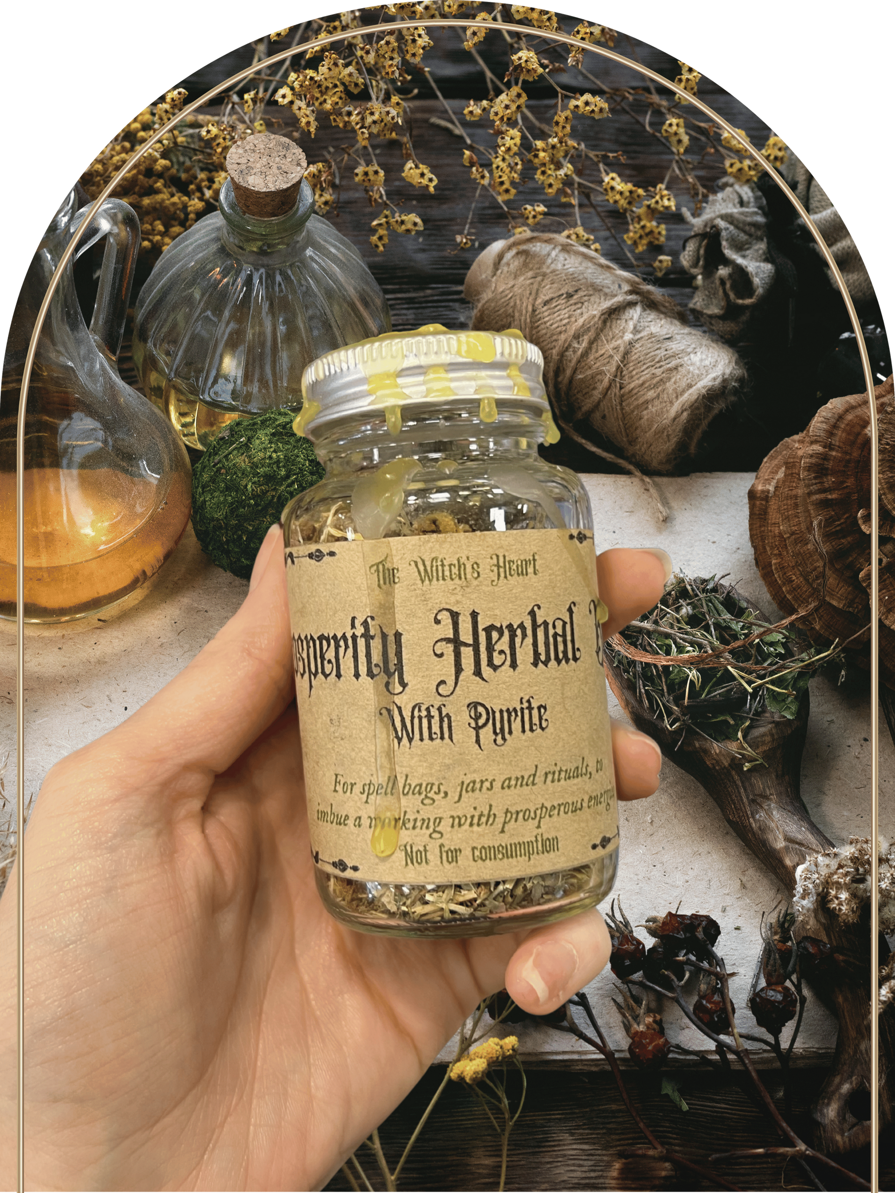 Prosperity Herbal Blend with Pyrite - 100ml