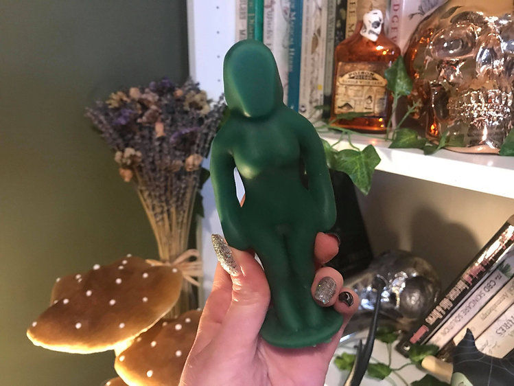 Thumbnail: Female Poppet Beeswax Candle