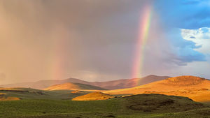 Rainbows over Highrock