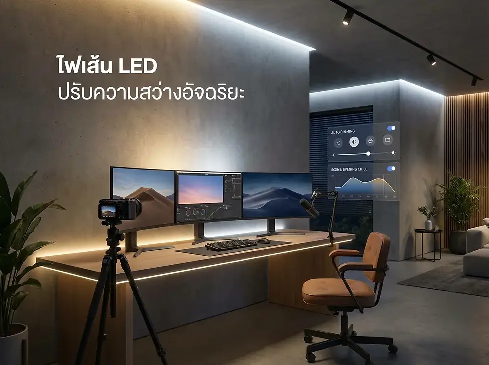 ไฟเส้น led ปรับความสว่างอัจฉริยะ