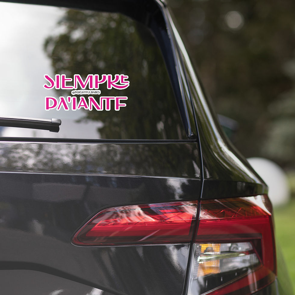 Thumbnail: SIEMPRE PA'LANTE Bubble-free stickers 