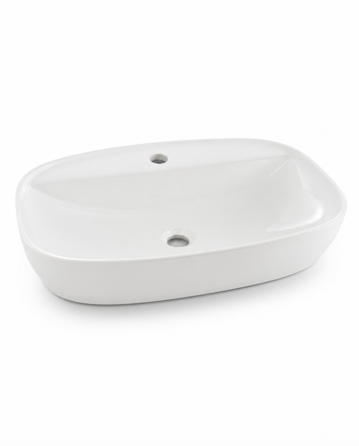 Miniatura: Lavabo de Cerámica Rectangular
