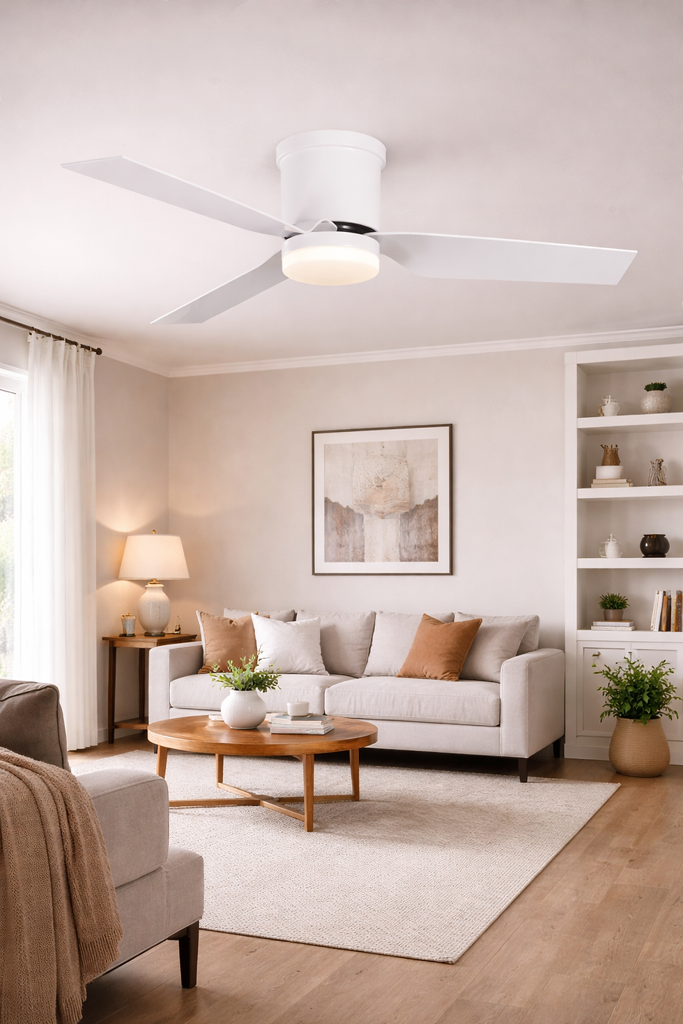 Miniatura: Indoor Close to Ceiling Fan 52"