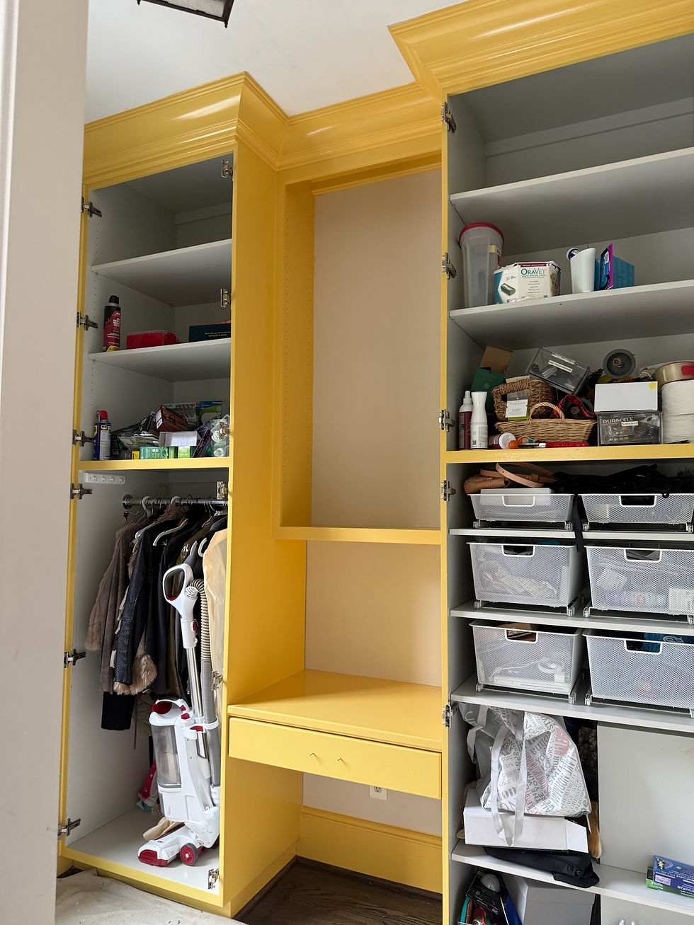 mud room closet transformation