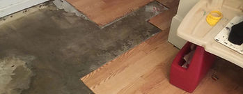 Flooded basement