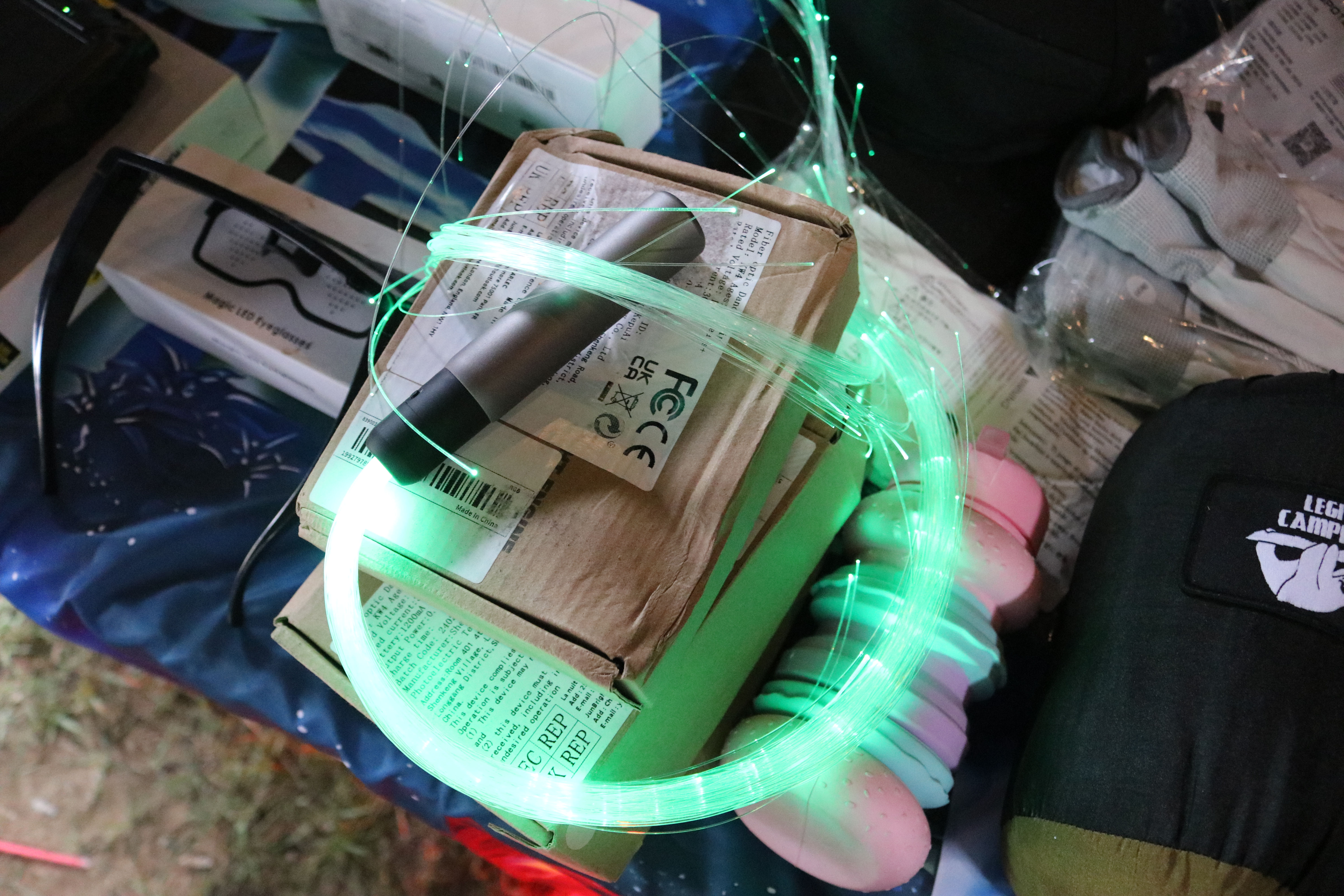 RGBW Light Whip for Festivals