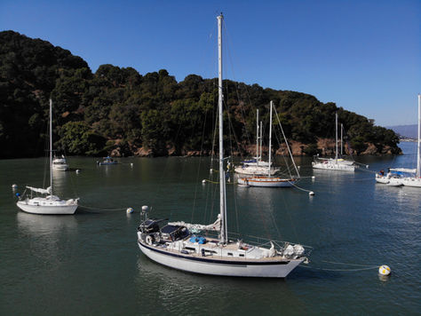 Mooring Madness at Ayala Cove
