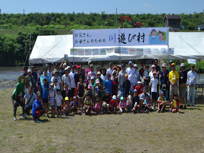 【平成27年7月20日】お父さん、お母さんのための川遊び村