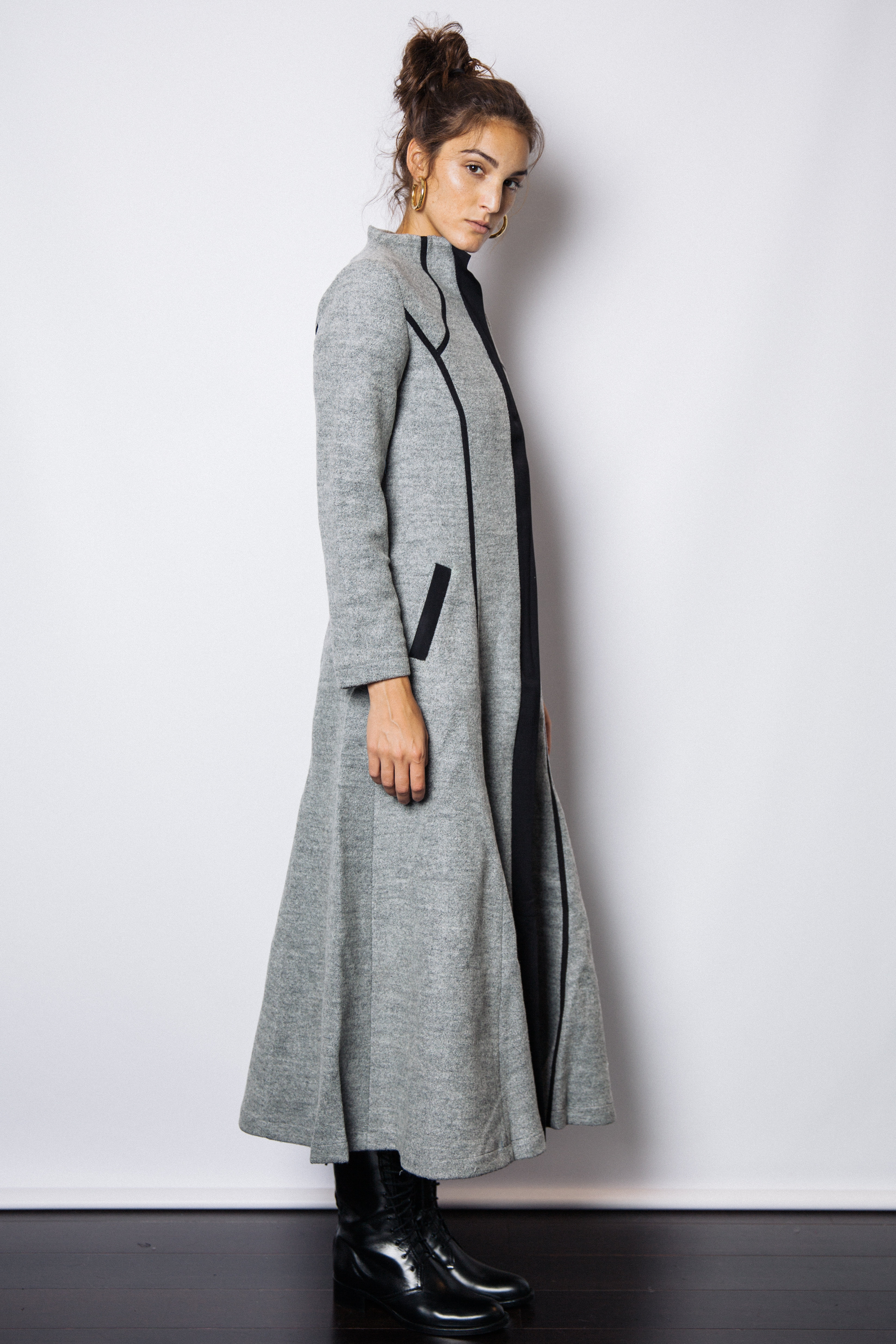 maxi swing coat