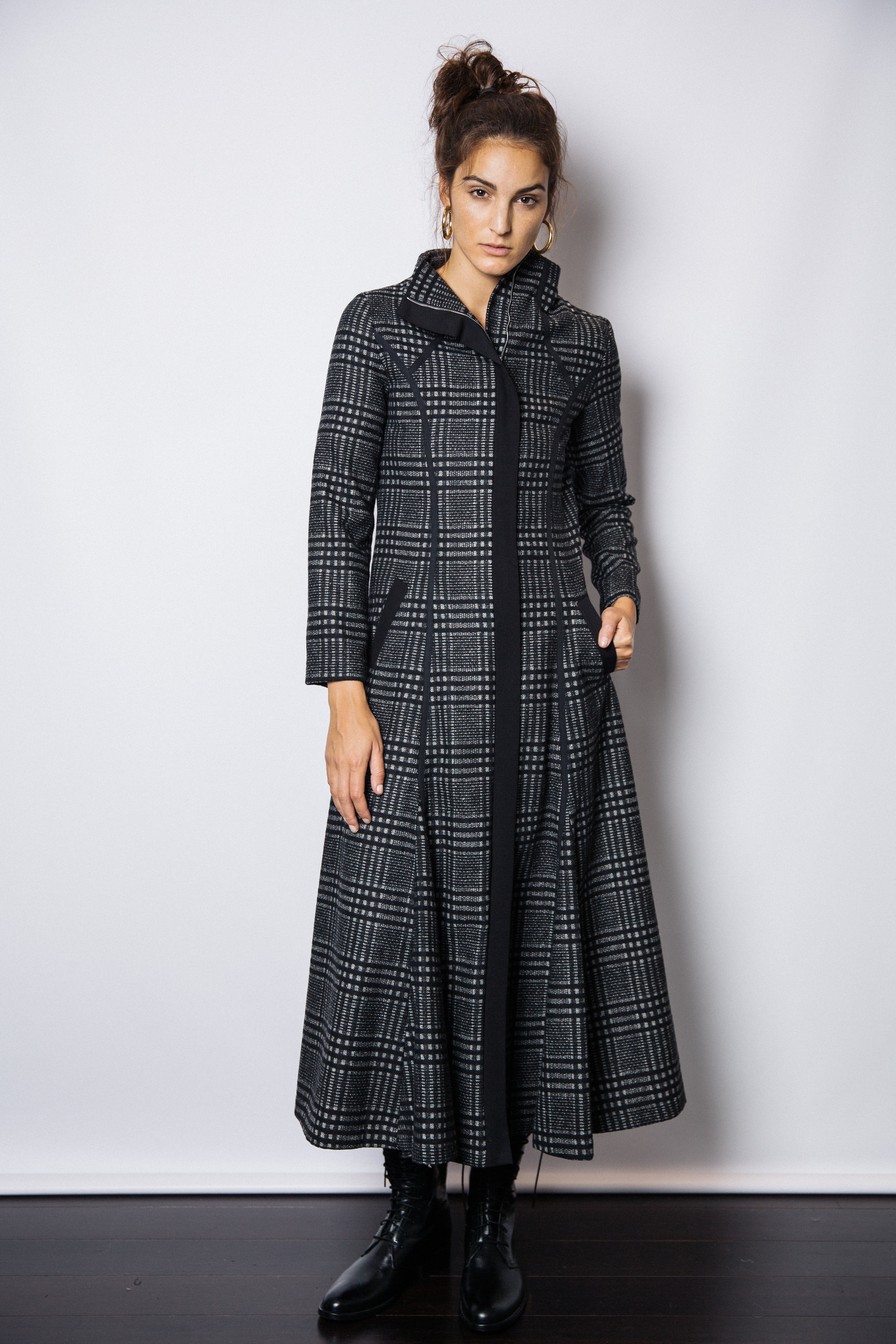 maxi swing coat