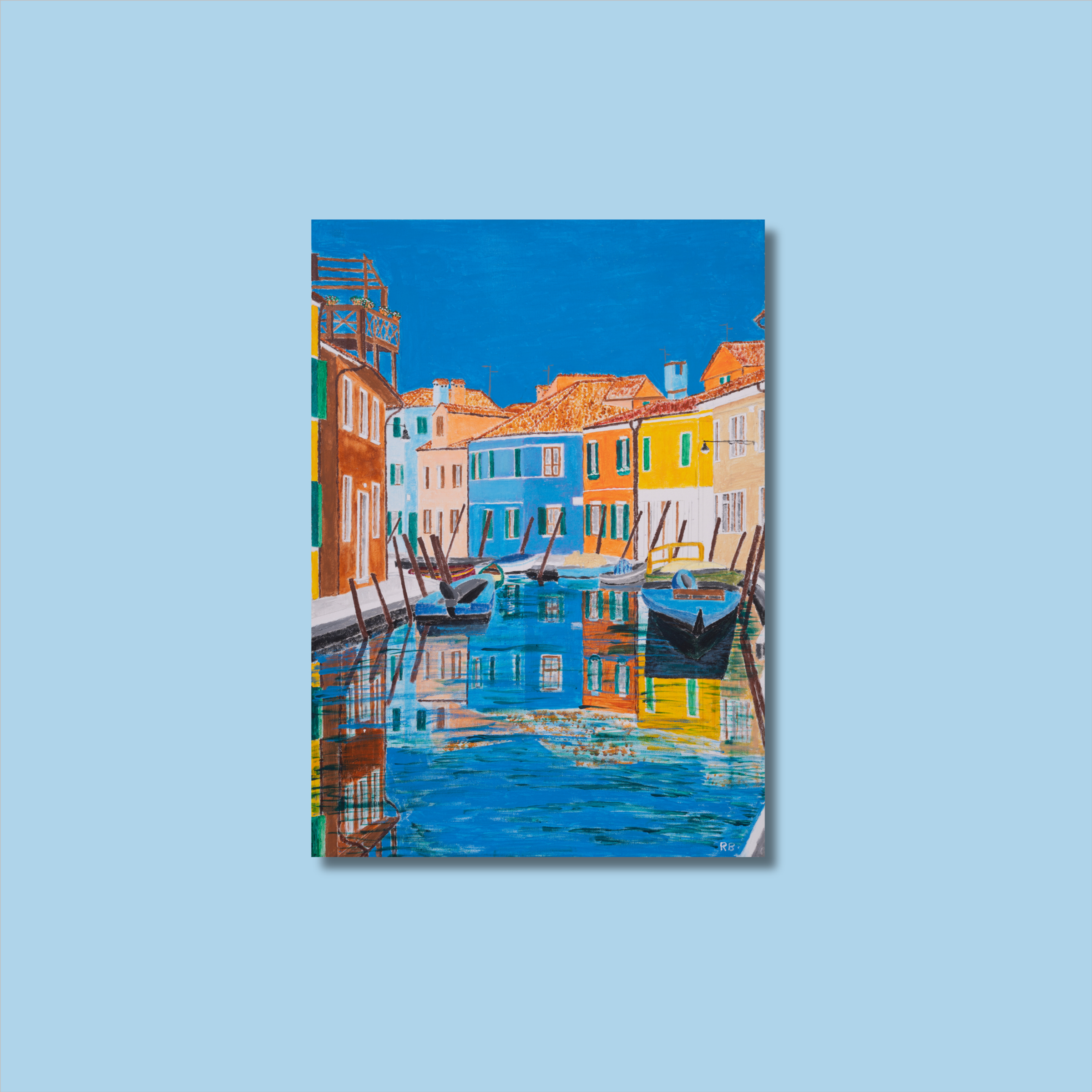"The Painted Blue" - Renzo Battacchi
