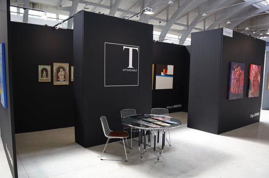 Stand T.OPPENHEIMER alla fiera d'arte