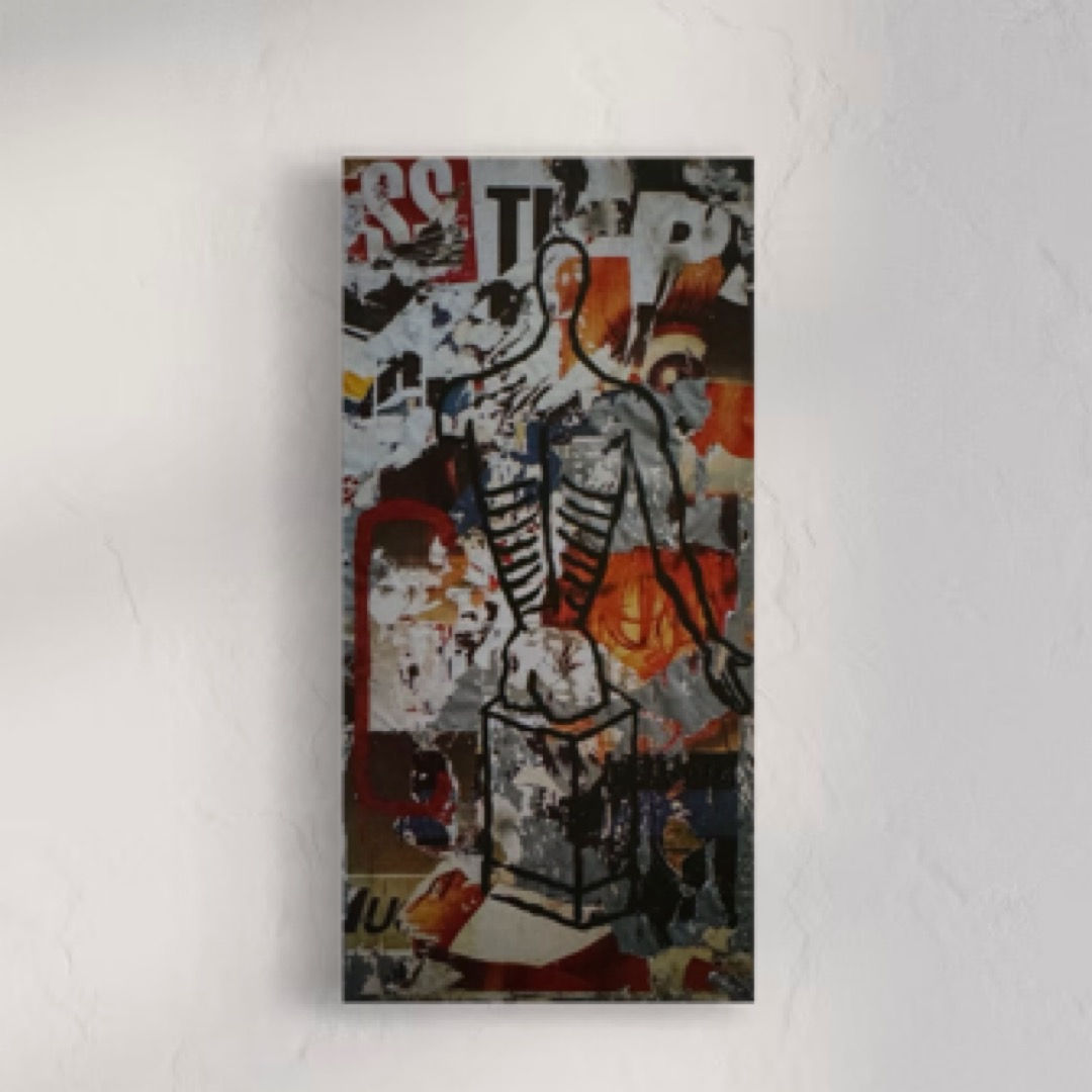 Omaggio a De Chirico - Mimmo Rotella