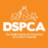 DSCA logo with text, The Dublin Society for Prevention of Cruelty to Animals.