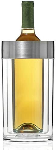 Wine Enthusiast Double Walled Iceless Wine Bottle Chiller