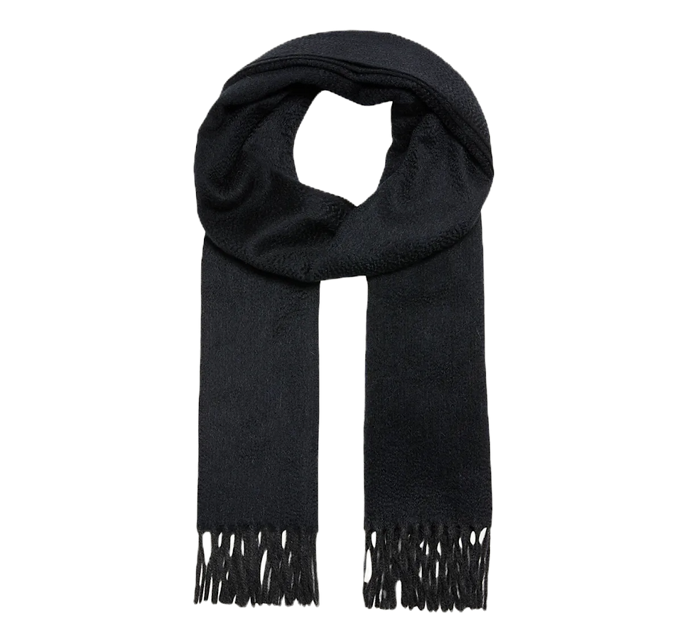 KITON | Cashmere Scarf with Fringe ends