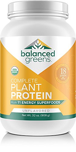Plant Based Vegan Protein Powder Plus Green Superfoods