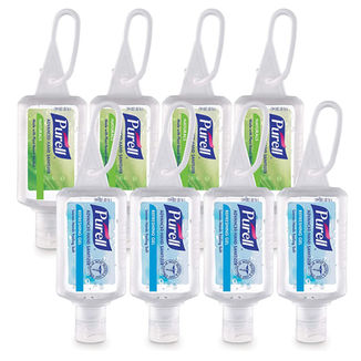 PURELL Advanced Hand Sanitizer Variety Pack, Naturals and Refreshing Gel, 1 fl oz portable flip-cap bottle with JELLY WRAP Carrier (Pack of 8) Patrick Van Negri Gift Guide