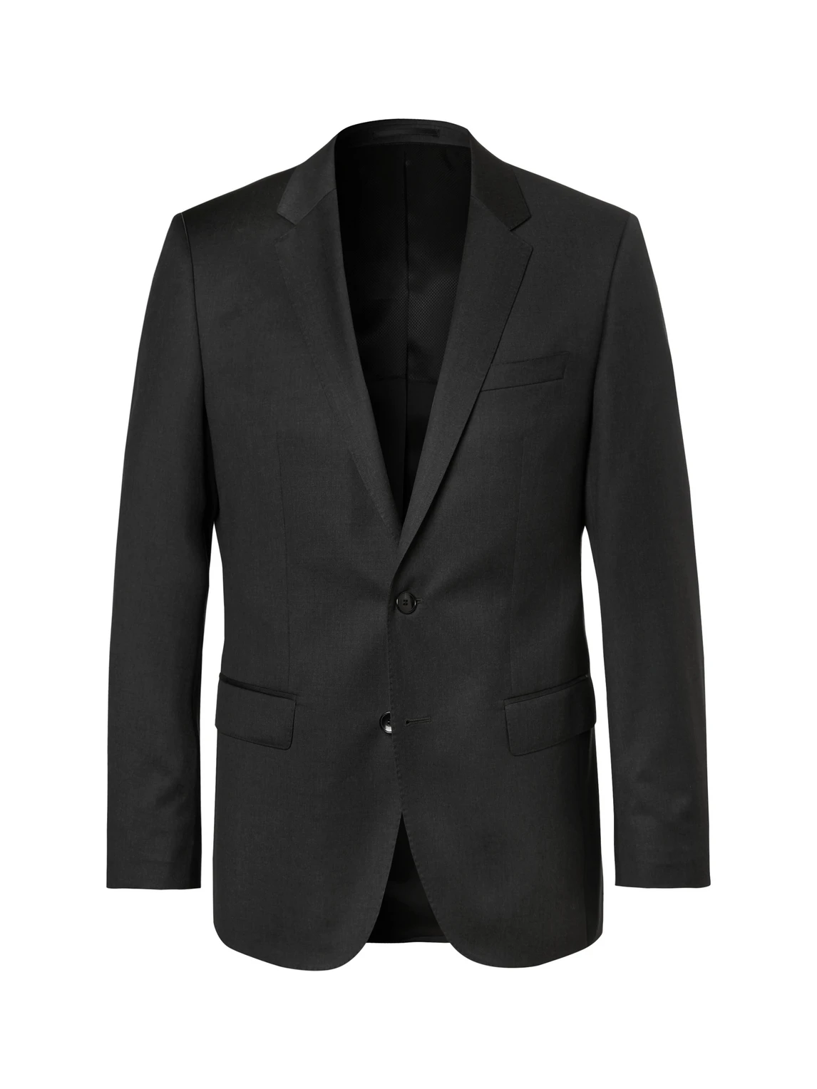 HUGO BOSS | Grey Hayes Slim-Fit Super 120s Virgin Wool Suit Jacket