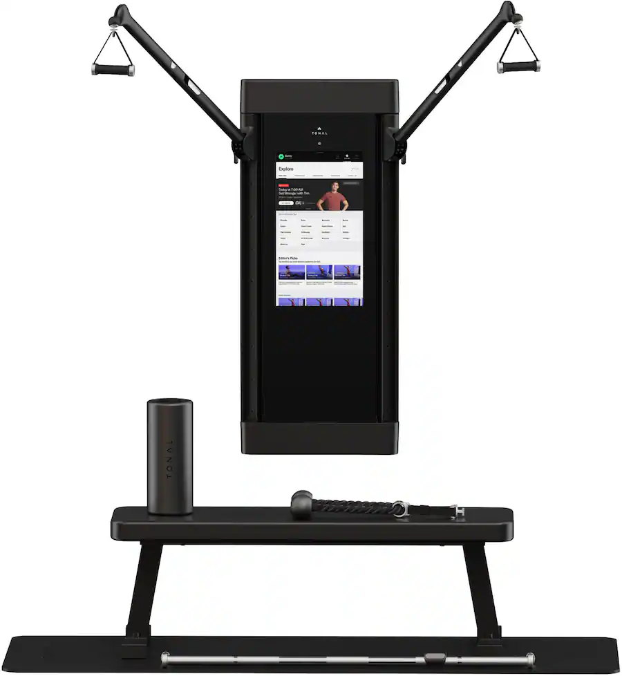 Tonal - 2 Intelligent Home Gym including Accessories Bundle, Delivery and Install - Black