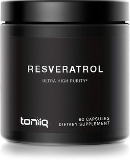 Ultra High Purity Resveratrol Capsules - 98% Trans-Resveratrol - Support for Anti Aging Patrick Van Negri Gift Guide