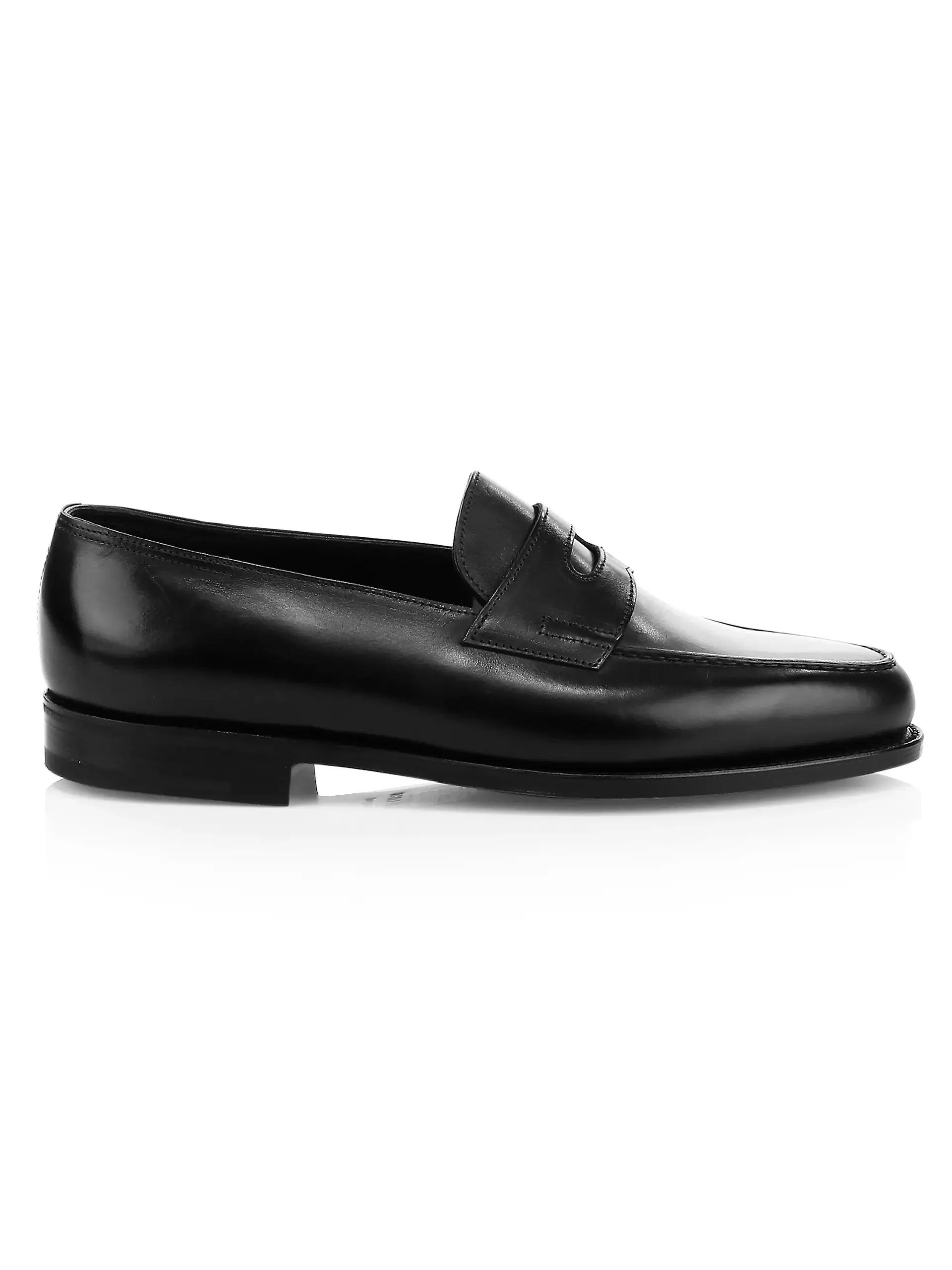 John Lobb Lopez Leather Loafers