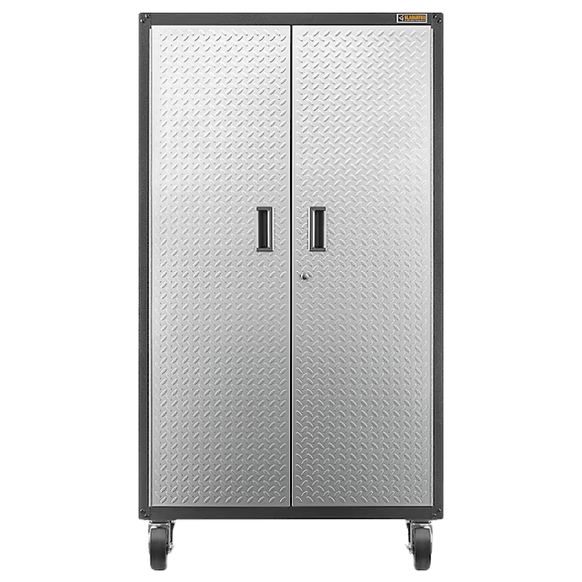 Gladiator Ready-to-Assemble Mobile Storage Cabinet 36.0-in W x 66.0-in H x 18.0-in D Freestanding or