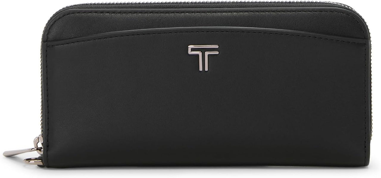 Tumi Unisex Zip Around Continental Black/Gunmetal One Size