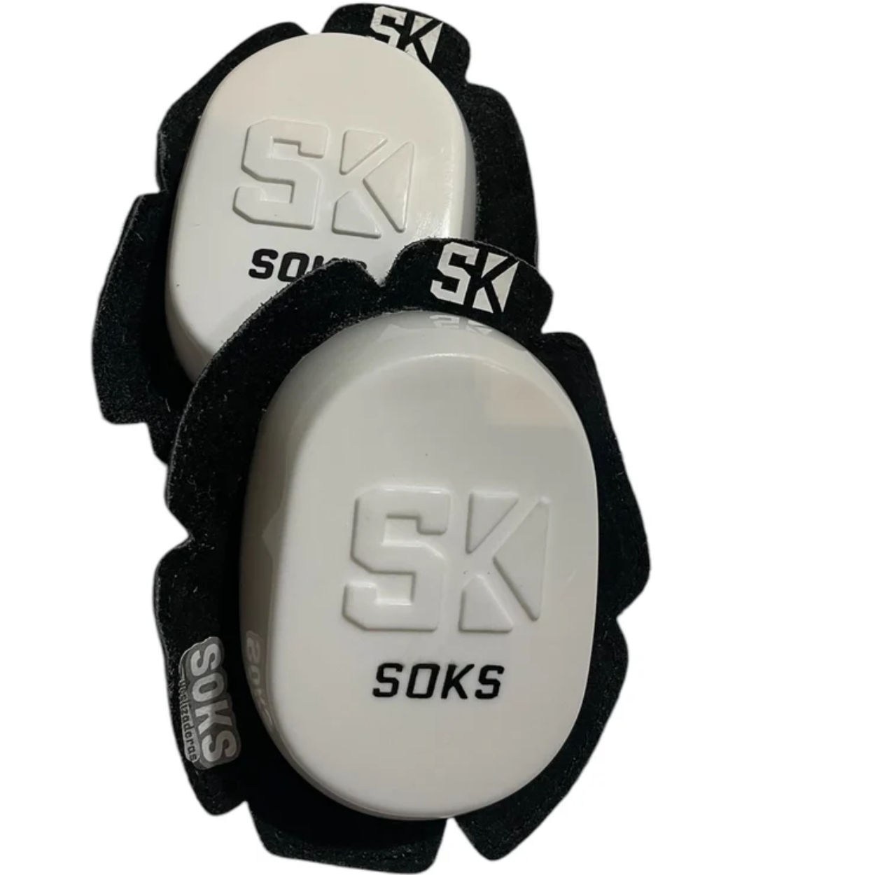 SOKS, deslizadores/joelhos (par) RACE branco